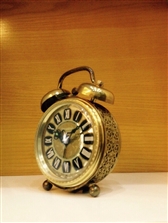 Đồng hồ Đức cổ, vỏ đồng, mặt hoa văn, số la mã cổ điển - mã số MS198