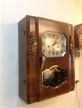 Đồng hồ cổ Pháp Carillon Romanet thùng bè nguyên bản - mã số 888