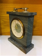Đồng hồ để bàn vỏ đá xanh - mã số MS883