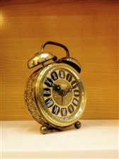 Đồng hồ Đức cổ, vỏ đồng, mặt hoa văn, số la mã cổ điển - mã số MS198