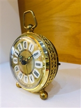 Đồng hồ để bàn Đức nhỏ, vỏ đồng - MS021