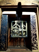 Đồng hồ cuckoo cổ, sản xuất 1910 -  mã số 754