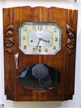 Đồng hồ treo tường Pháp mặt số nổi, 8 gông đồng - Mã số MS649
