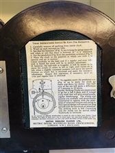 Đồng hồ vai bò 2 lỗ gông vòng của anh quốc xưa, máy tuần - mã số MS727